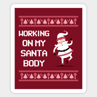 Working on my santa body Magnet